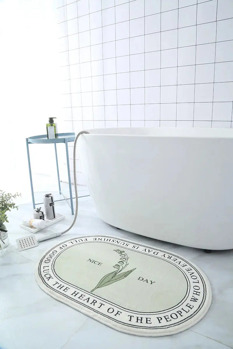 Non-Slip Absorbent Bath Mat & Carpet for Bathroom, Doormat, Balcony, Porch, and Area Use OMEZMART