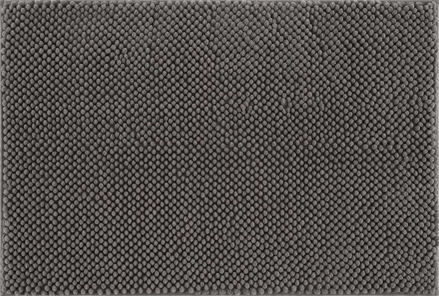 Washable Bath Mat, Dark Gray