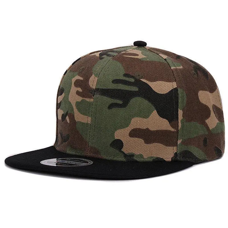 HATLANDER Camouflage Snapback Cap Blank Flat Camo Baseball Cap Luxury and Me