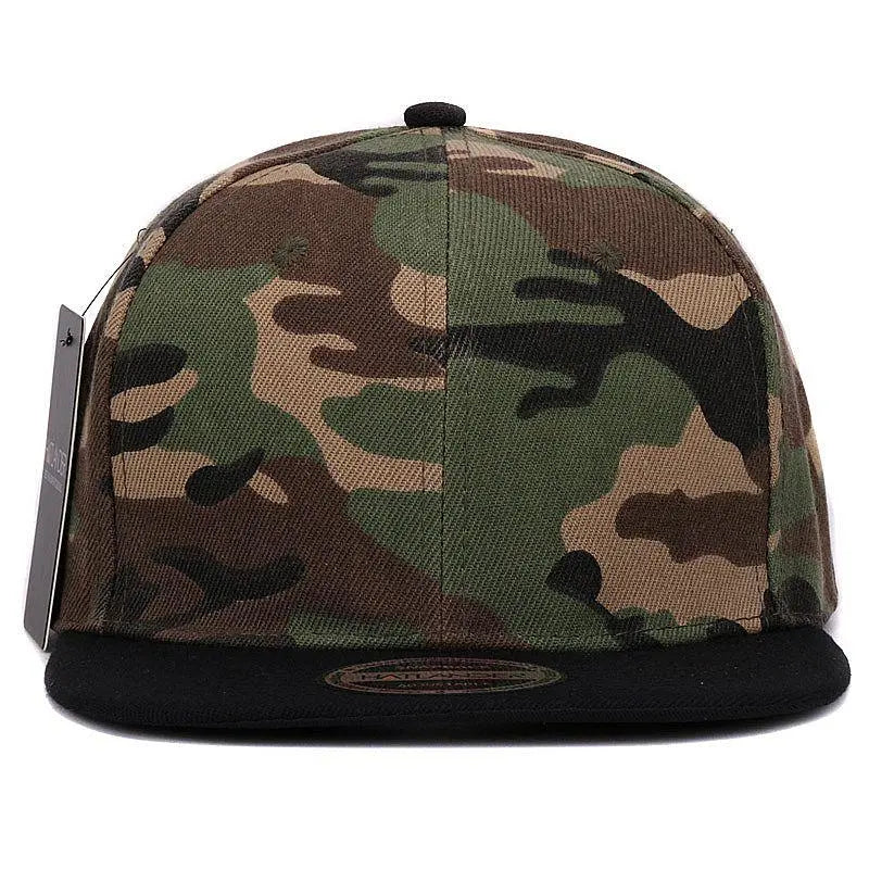 HATLANDER Camouflage Snapback Cap Blank Flat Camo Baseball Cap Luxury and Me