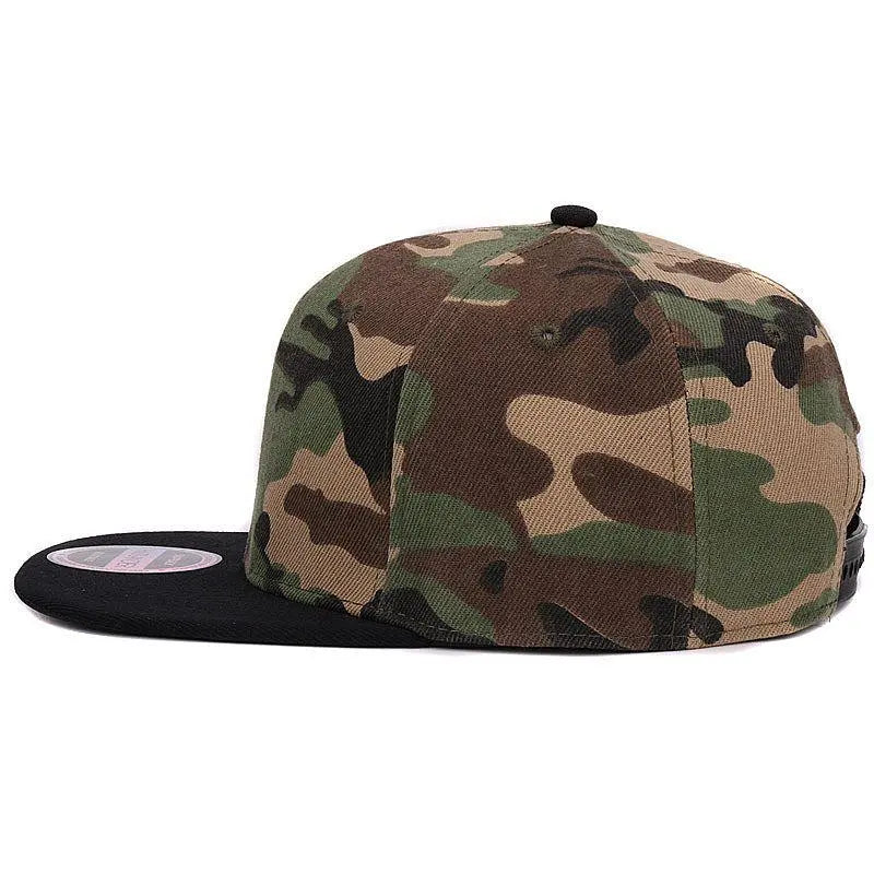 HATLANDER Camouflage Snapback Cap Blank Flat Camo Baseball Cap Luxury and Me