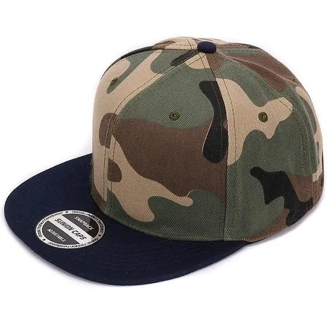 HATLANDER Camouflage Snapback Cap Blank Flat Camo Baseball Cap Luxury and Me