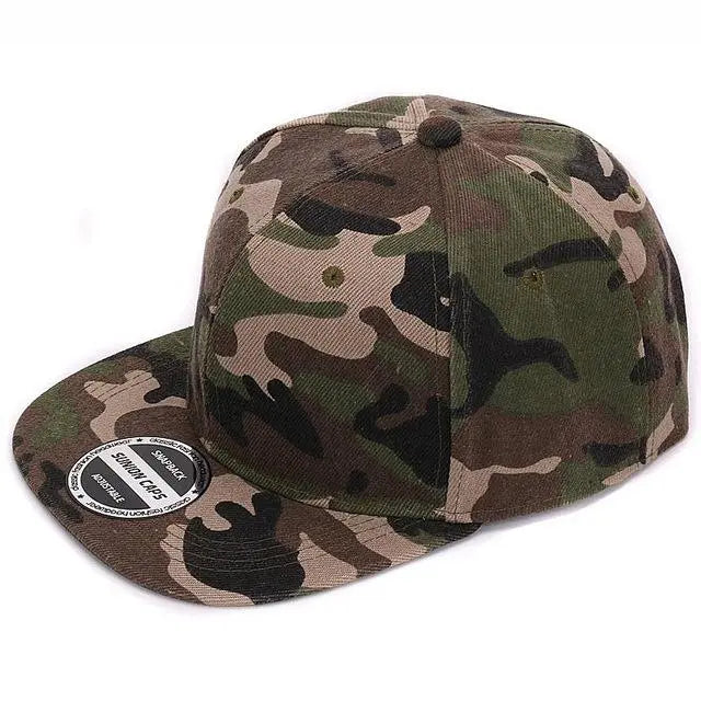 HATLANDER Camouflage Snapback Cap Blank Flat Camo Baseball Cap Luxury and Me