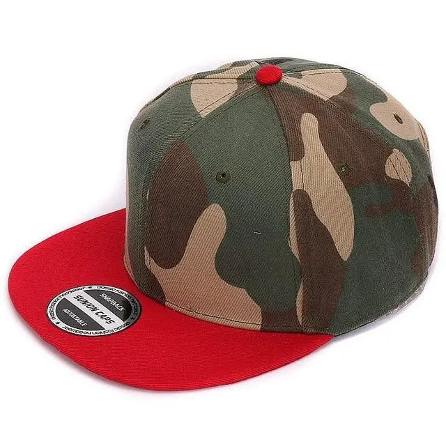 HATLANDER Camouflage Snapback Cap Blank Flat Camo Baseball Cap Luxury and Me