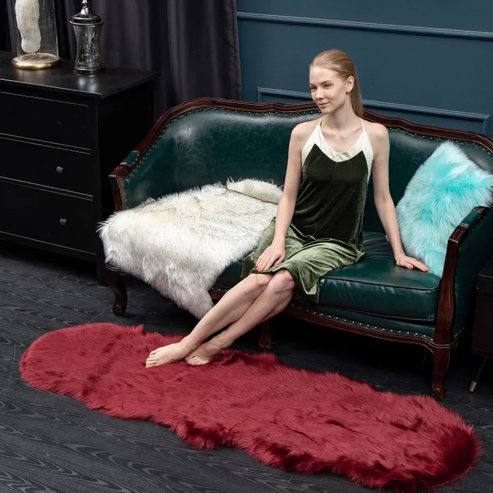 Super Shaggy Carpet Eco-Friendly Rugs Fluffy Rug Sheepskin OMEZMART