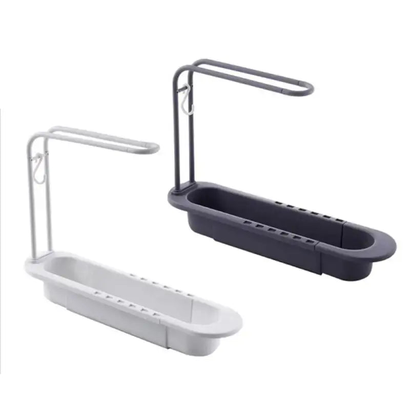Kitchen Sink Shelf Drainer Rack – Space-Saving Kitchen Organizer for Dishes & Utensils OMEZMART