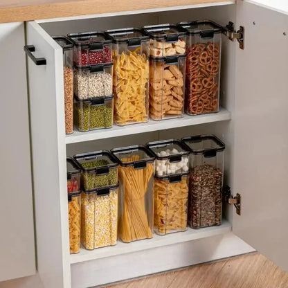 Food Storage Containers – Set for Kitchen Organization, Airtight & Space-Saving