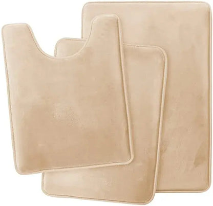 Velvet Bath Set - Super Soft, Non-Slip, Absorbent & Washable Rugs OMEZMART