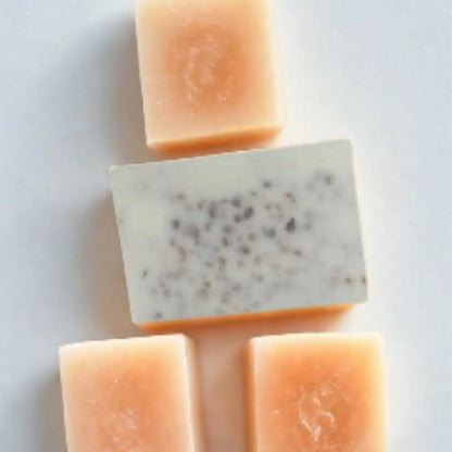 Coconut Glow + Himalayan Salt Scrub Handmade Soap Bar 🌿✨ Lola Luxe Limited Co.