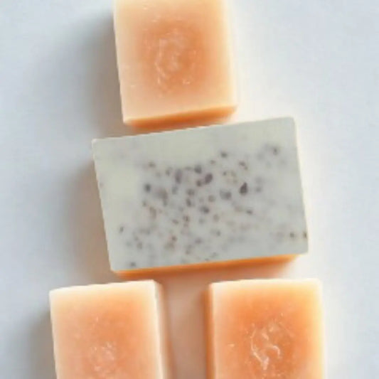 Coconut Glow + Himalayan Salt Scrub Handmade Soap Bar 🌿✨ Lola Luxe Limited Co.