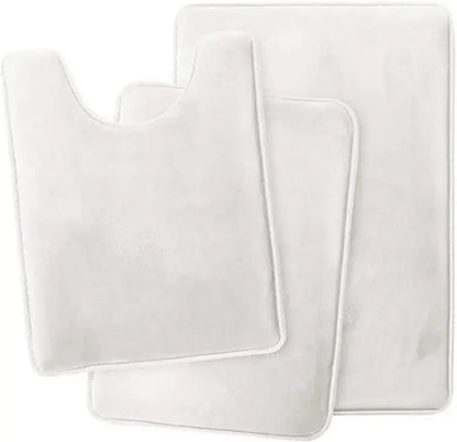 Velvet Bath Set - Super Soft, Non-Slip, Absorbent & Washable Rugs OMEZMART