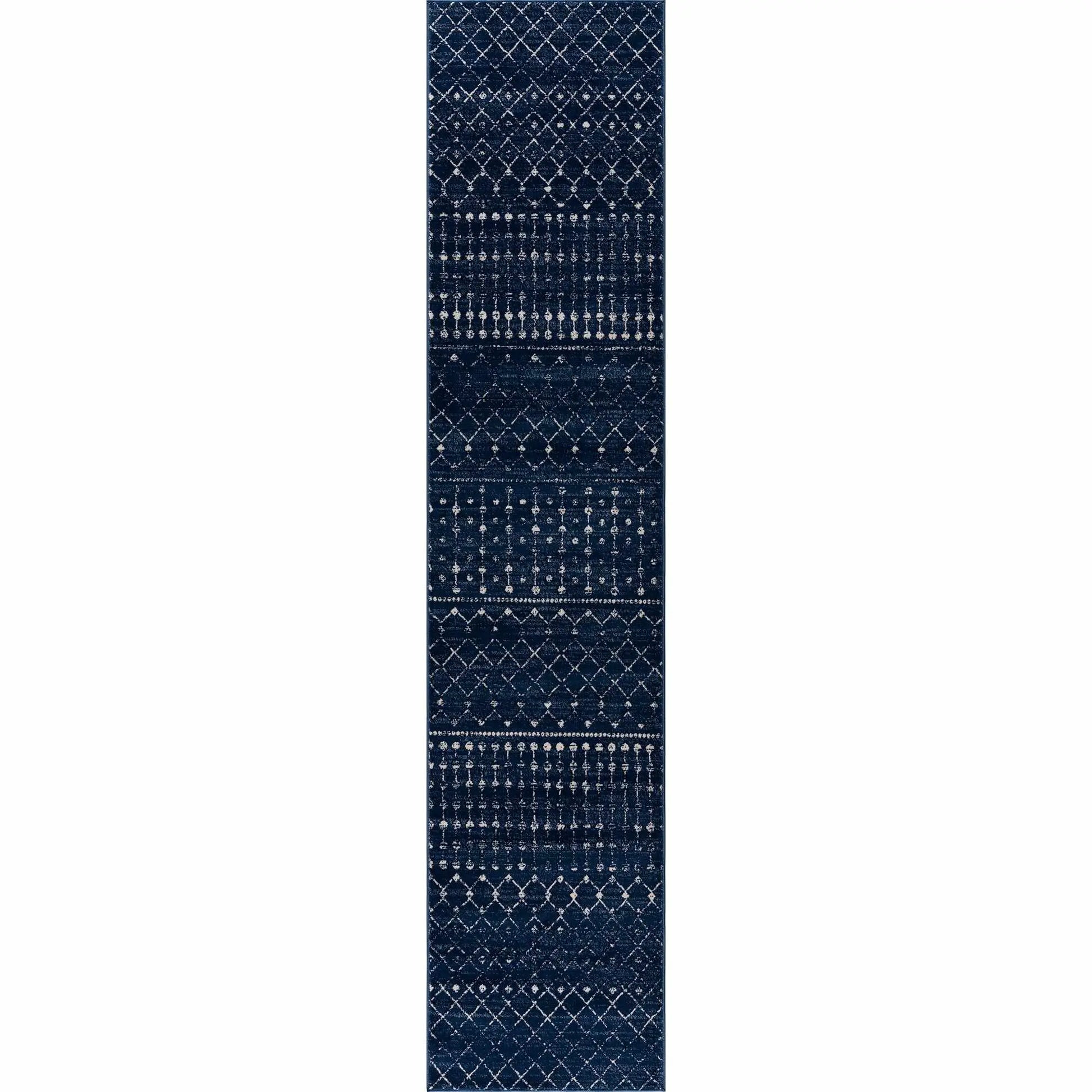 Tigrican Navy 2335 Area Rug Hauteloom LLC