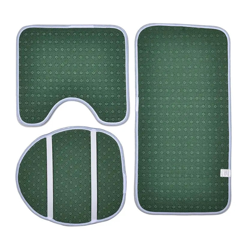 Rabbit Flannel Absorbent Non-Slip Bathroom Mat Set – Soft, Quick-Dry & Durable OMEZMART