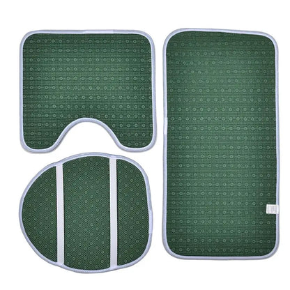 Rabbit Flannel Absorbent Non-Slip Bathroom Mat Set – Soft, Quick-Dry & Durable OMEZMART