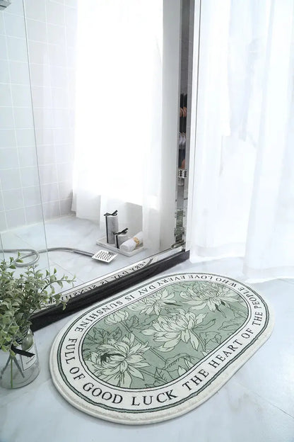Non-Slip Absorbent Bath Mat & Carpet for Bathroom, Doormat, Balcony, Porch, and Area Use OMEZMART
