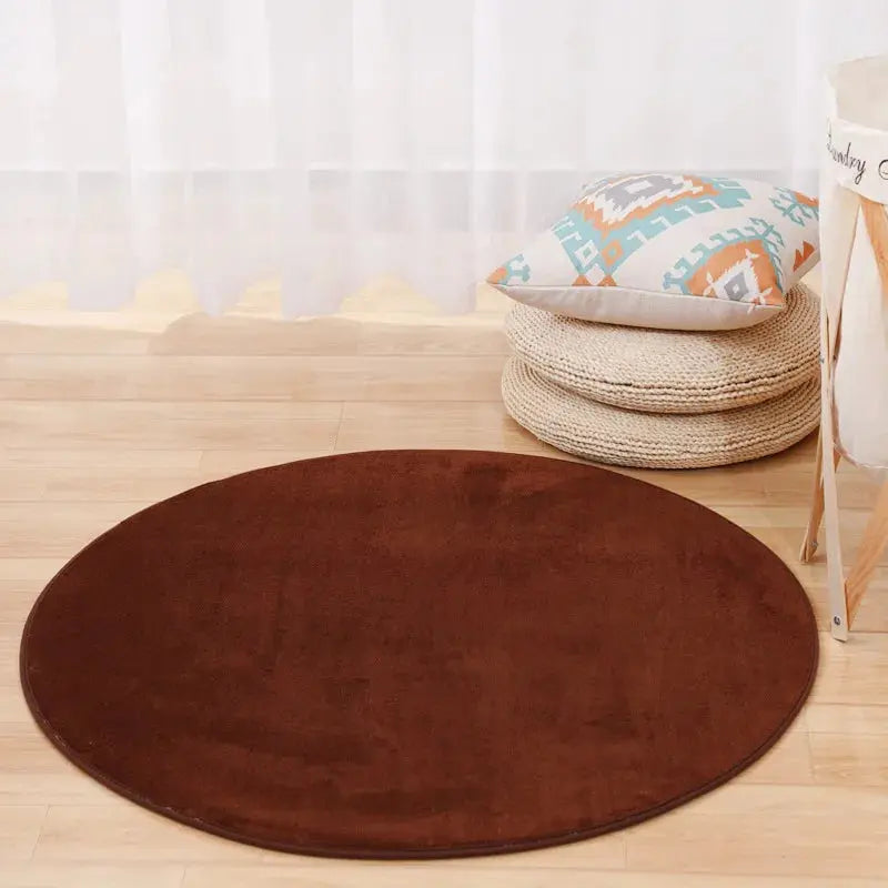 Round Carpet Chair Mat – Stylish Area Rug for Bedroom & Living Room OMEZMART