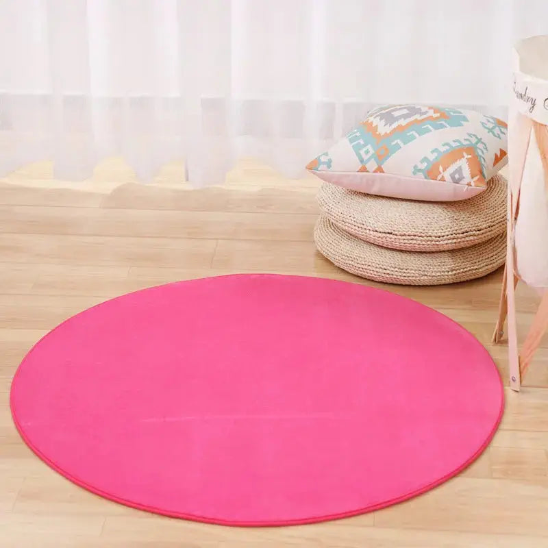 Round Carpet Chair Mat – Stylish Area Rug for Bedroom & Living Room OMEZMART