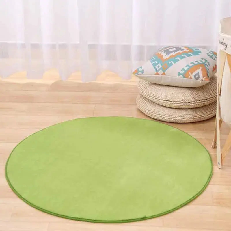 Round Carpet Chair Mat – Stylish Area Rug for Bedroom & Living Room OMEZMART