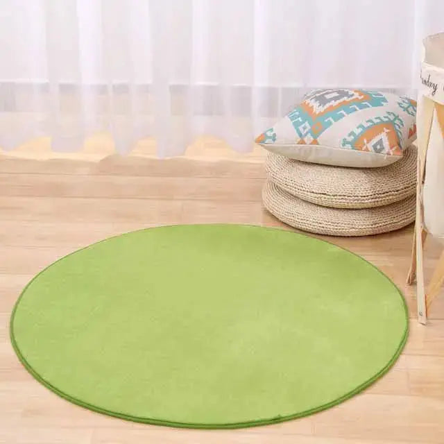 Round Carpet Chair Mat – Stylish Area Rug for Bedroom & Living Room OMEZMART