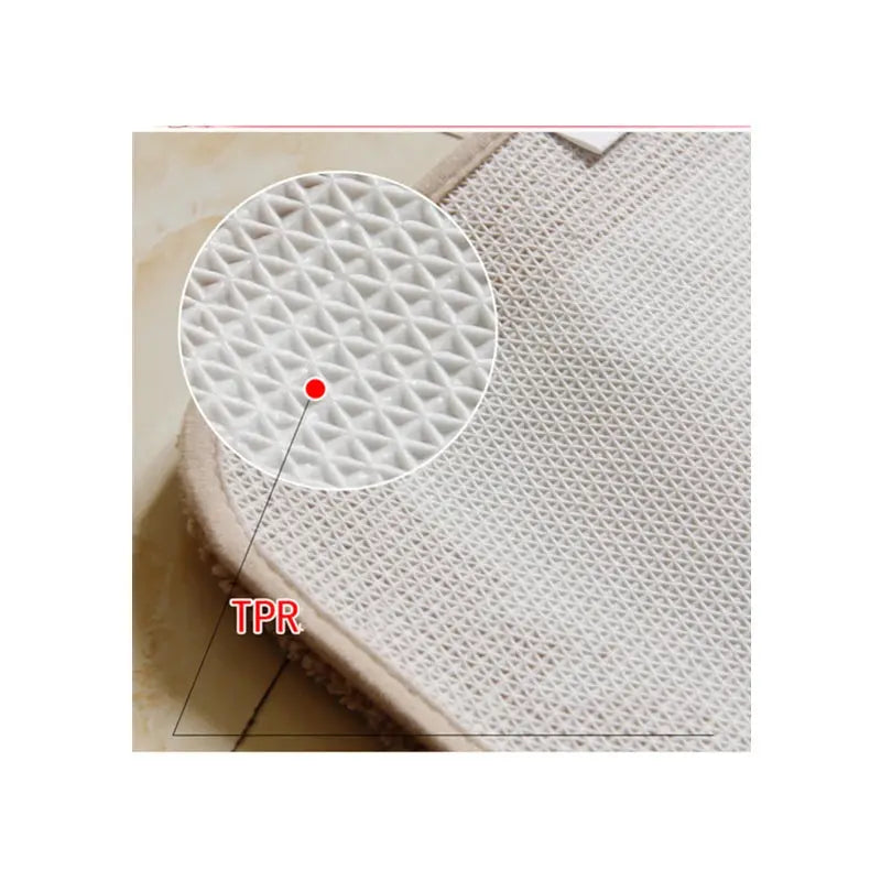Pastoral Style Toilet Rug with Flower Pattern – Bathroom Mat Set for Cozy Elegance OMEZMART