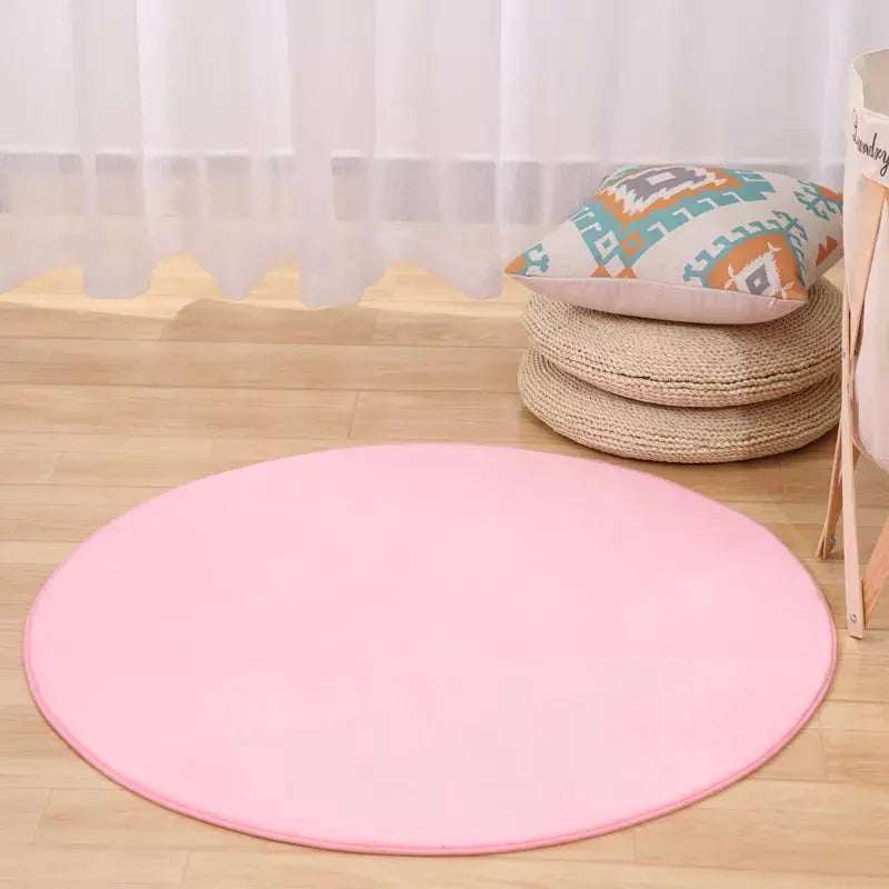 Round Carpet Chair Mat – Stylish Area Rug for Bedroom & Living Room OMEZMART