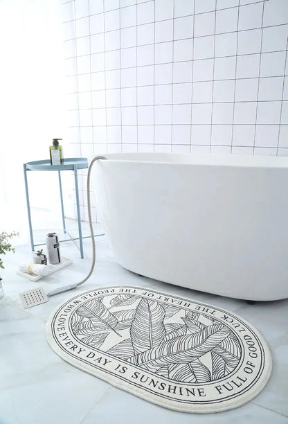 Non-Slip Absorbent Bath Mat & Carpet for Bathroom, Doormat, Balcony, Porch, and Area Use OMEZMART