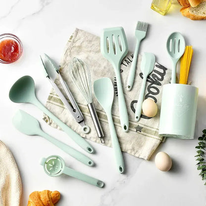 Kitchen Cookware Silicone Kitchenware Non-Stick Tool Set