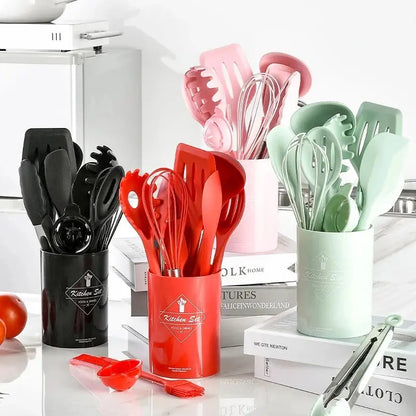 Kitchen Cookware Silicone Kitchenware Non-Stick Tool Set