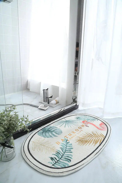 Non-Slip Absorbent Bath Mat & Carpet for Bathroom, Doormat, Balcony, Porch, and Area Use OMEZMART