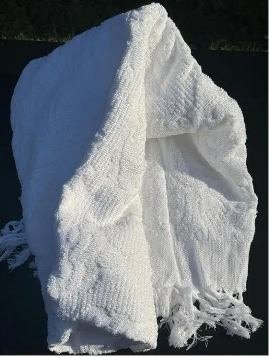 OMEZMART Ahram Ihram for Hajj and Umrah Men - Set 100% Cotton (White) OMEZMART