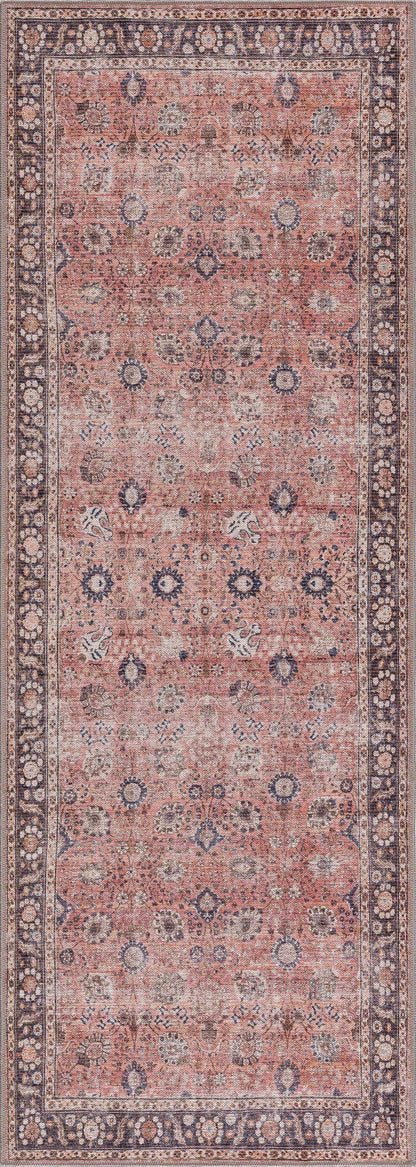 Ganyangan Red Washable Rug Hauteloom LLC