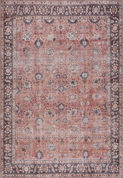 Ganyangan Red Washable Rug Hauteloom LLC
