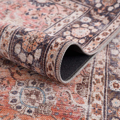 Ganyangan Red Washable Rug Hauteloom LLC