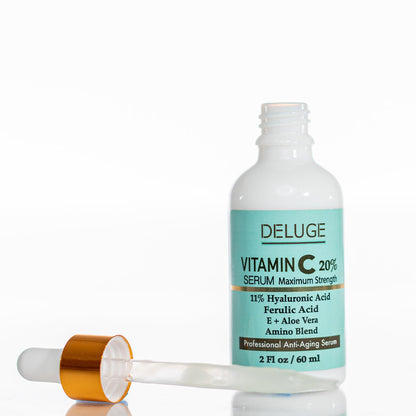 Vitamin C Face Bundle: (Vitamin C Serum Wash Tone Eye Gel Cream)