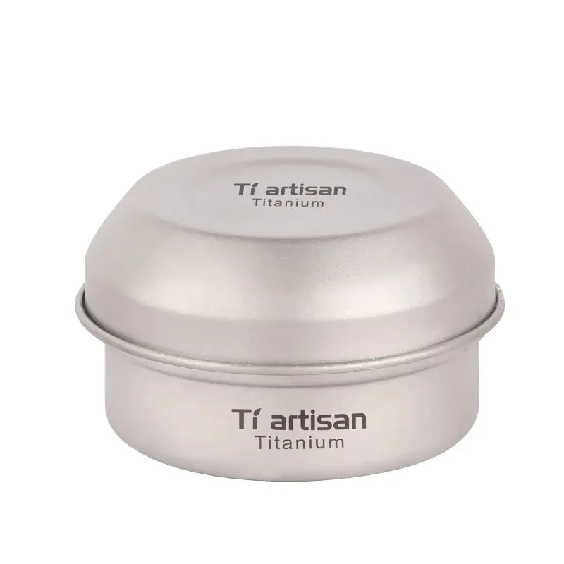 Tiartisan Ultralight Portable Titanium Stove – Outdoor Camping Alcohol Stove with Rack OMEZMART