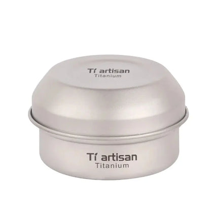 Tiartisan Ultralight Portable Titanium Stove – Outdoor Camping Alcohol Stove with Rack OMEZMART