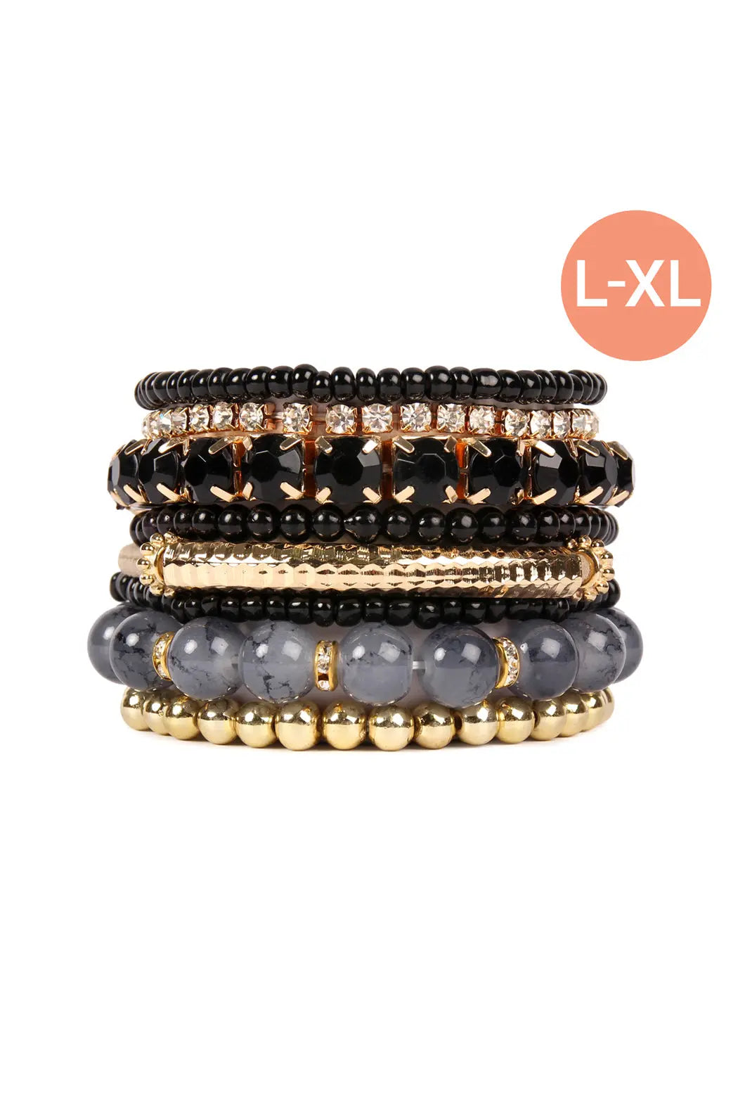 Multiple Line Classy Stack Bracelet Riah Fashion