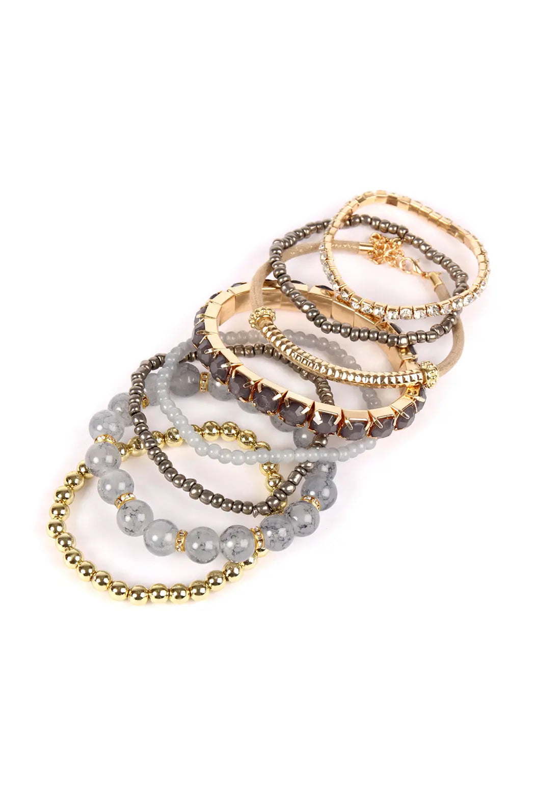 Multiple Line Classy Stack Bracelet Riah Fashion