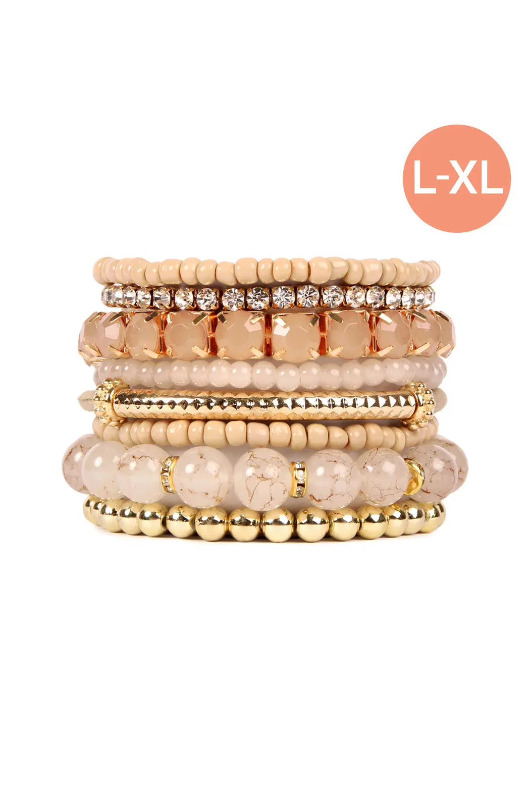Multiple Line Classy Stack Bracelet Riah Fashion