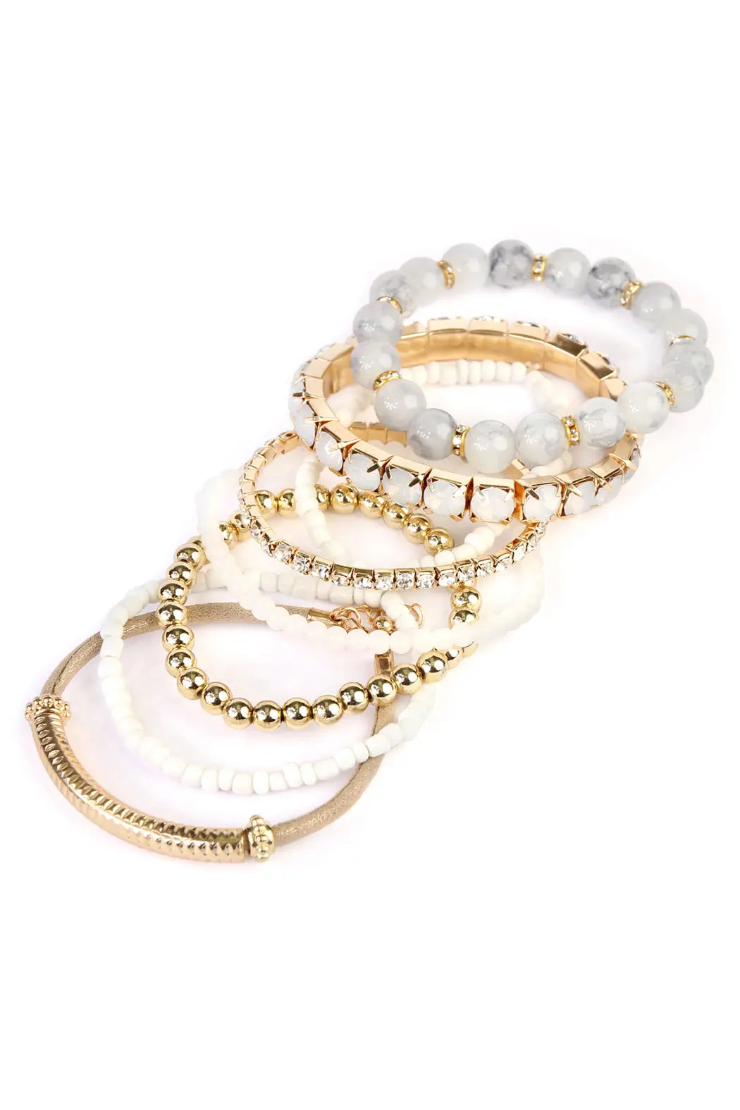 Multiple Line Classy Stack Bracelet Riah Fashion