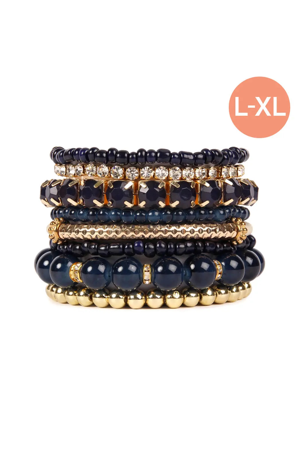 Multiple Line Classy Stack Bracelet Riah Fashion