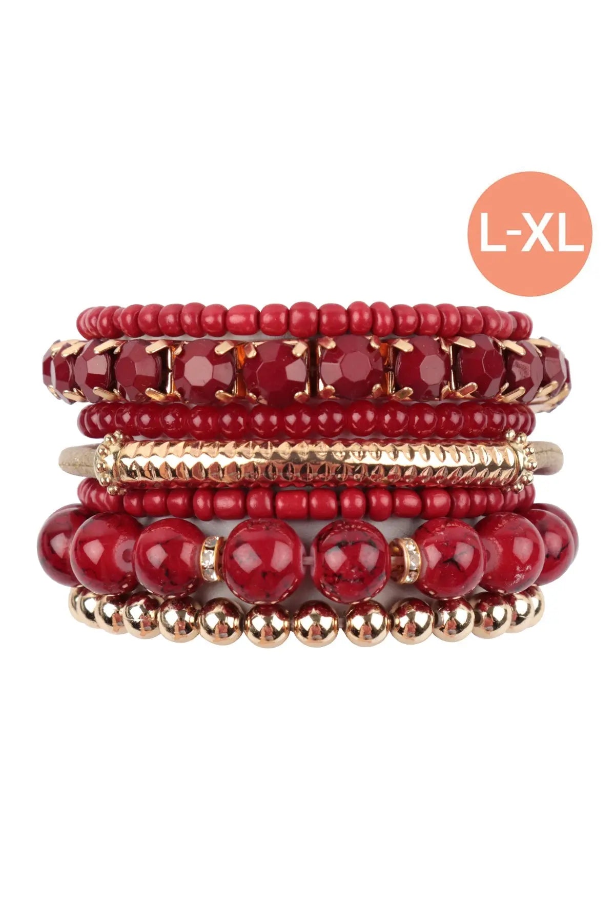 Multiple Line Classy Stack Bracelet Riah Fashion