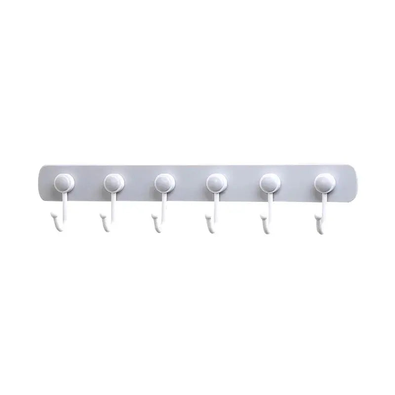 Kitchen Storage Hook Holder – 6 Hooks Wall & Door Hanger Rack OMEZMART