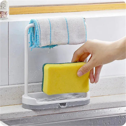 Kitchen Utensil & Towel Rack Bar – Hanging Holder Rail Organizer for Storage OMEZMART