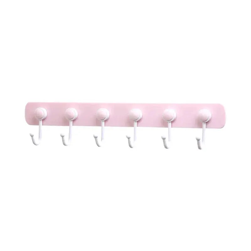Kitchen Storage Hook Holder – 6 Hooks Wall & Door Hanger Rack OMEZMART