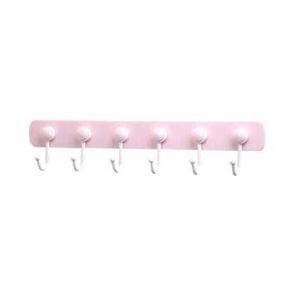 Kitchen Storage Hook Holder – 6 Hooks Wall & Door Hanger Rack OMEZMART