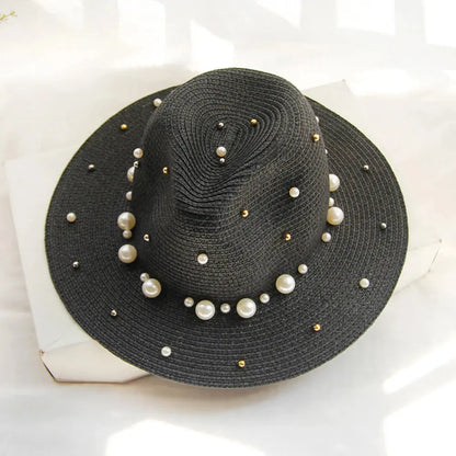 Summer Straw Sun Hat Beach Sun Straw Panama OMEZMART