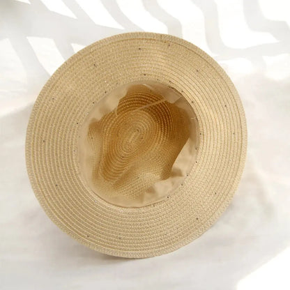 Summer Straw Sun Hat Beach Sun Straw Panama OMEZMART