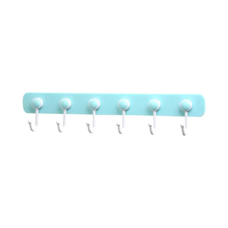 Kitchen Storage Hook Holder – 6 Hooks Wall & Door Hanger Rack OMEZMART