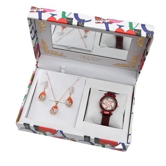 Fashion Watch Women’s Gift Set | Christmas & Valentine’s Day Gift for Her